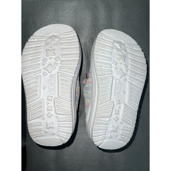 Hey Dude Wendy Baby Toddler Sox Sneakers Size K6 6 Pastel Slip On Shoes Pink - Picture 7 of 7